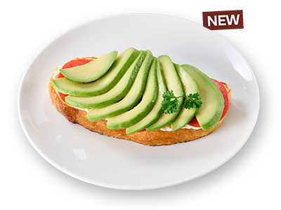 Avo on toast with egg