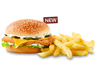Chicken Schnitzel burger