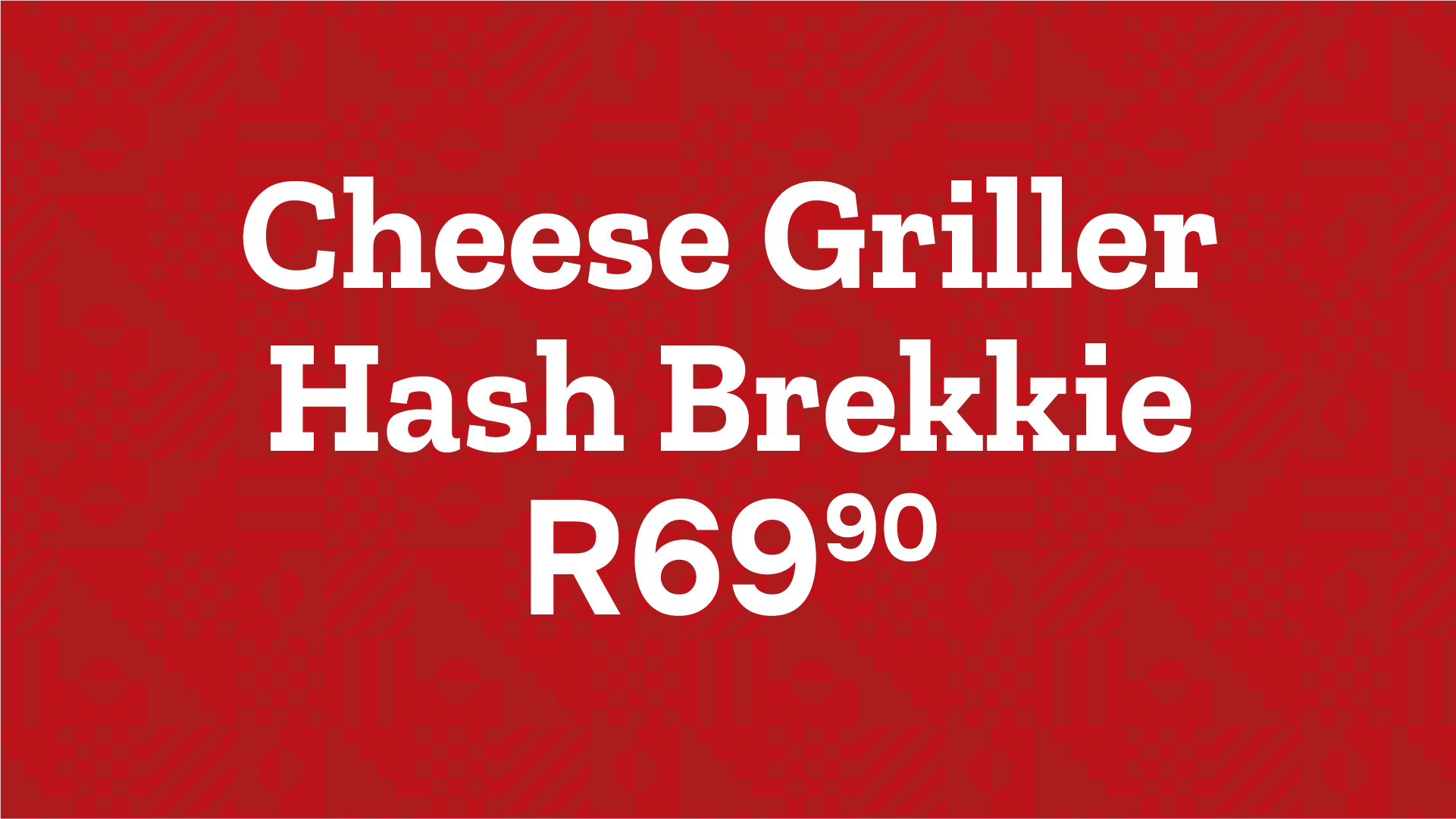 Cheese Griller & Hash Brekkie