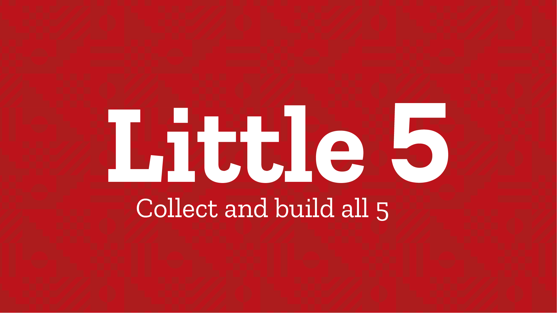 Little 5 3D Activities for Kids