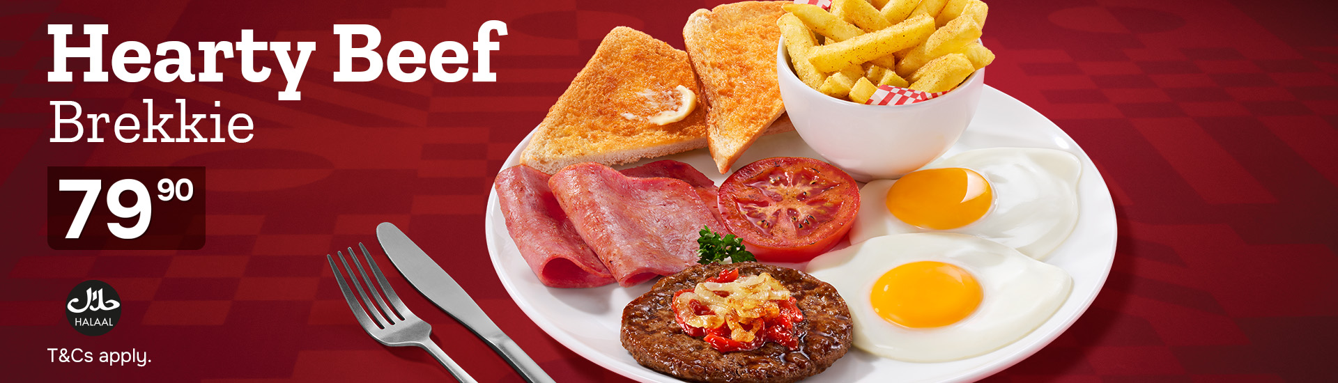 Hearty Beef and Macon Brekkie